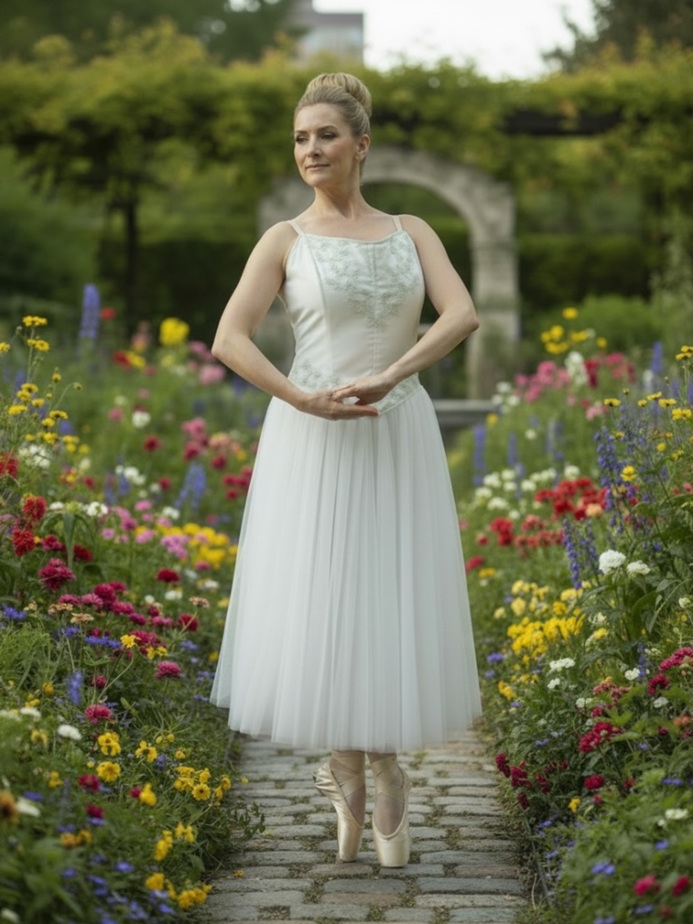 🩰✨ Designer Ballet Blanc Romantic Tutu Set by Claudia Folts ✨🩰